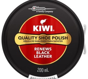 KIWI SHOE POLISH – BLACK 6x200ml