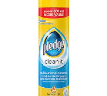 PLEDGE MULTI SURFACE CLEANER – LEMON OIL 6x300ml
