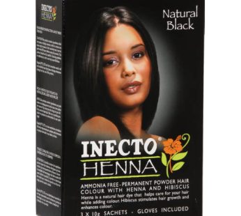INECTO HENNA – NATURAL BLACK 6×10 Grams