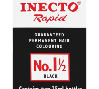 INECTO RAPID NO.1 AND HALF HAIR DYE 6x25ml