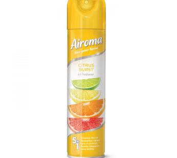 AIROMA AIR FRESHENER – CITRUS BURST 6x210ml