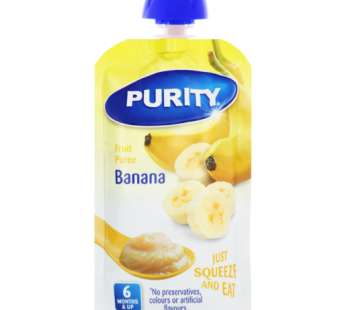 PURITY PUREED BABY FOOD – BANANA 12x110ml