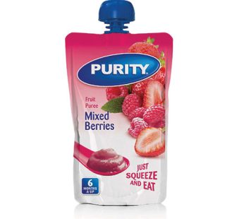 PURITY PUREED BABY FOOD – MIXED BERRIES 12x110ml