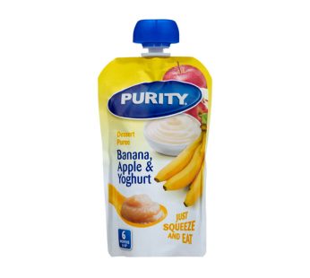 PURITY PUREED BABY FOOD – PEAR BANANA & MANGO 12x110ml