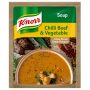 KNORR SOUP - CHILLI BEEF & VEGETABLE 10x50g