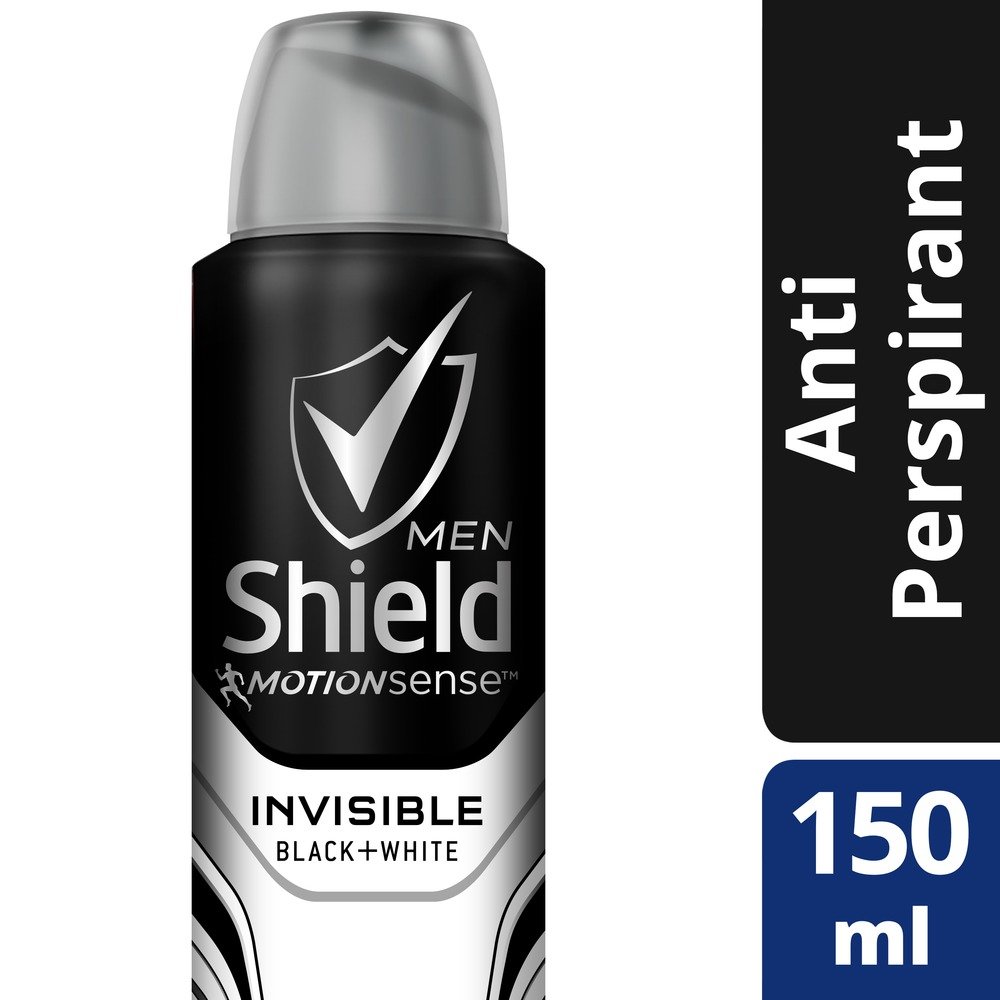 SHIELD DEODORANT - INVISABLE B&W MEN 6x150ml
