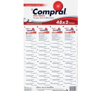 COMPRAL TABLETS DISPLAY CARD 48X2’S