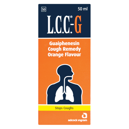 LCC COUGH MIXTURE - ORANGE 6x50ml