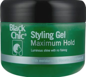 BLACK CHIC STYLING GEL – MAX HOLD 6x250ml