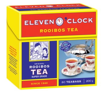 ELEVEN O’CLOCK TAGLESS TEABAGS 4×80’s