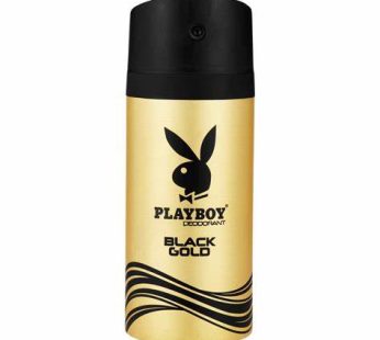 PLAYBOY DEODORANT – BLACK GOLD 6x150ml