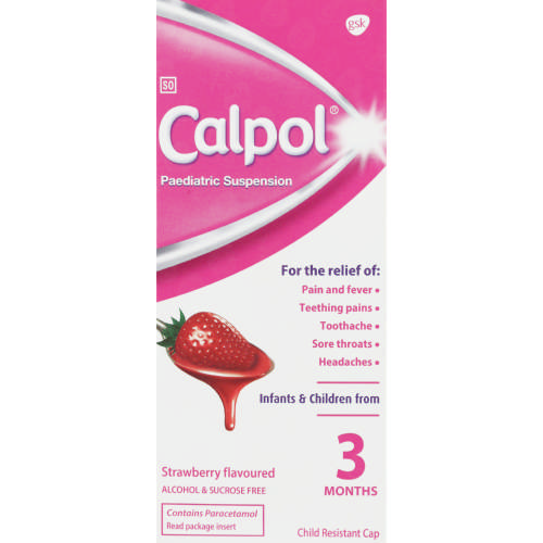 CALPOL PAEDIATRIC SUSPENSION 4x100ml