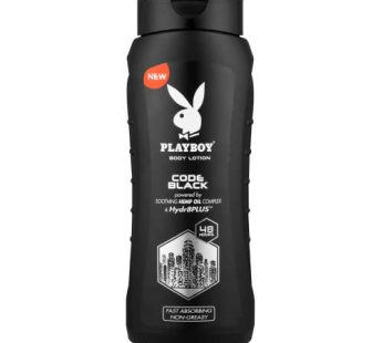 PLAYBOY LOTION – CODE BLACK 6x400ml