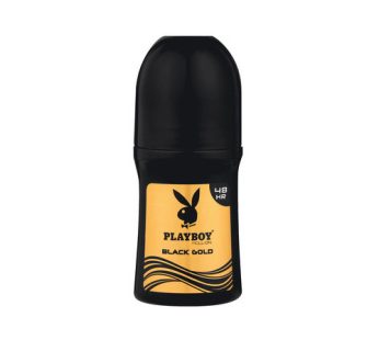 PLAYBOY ROLL-ON – BLACK GOLD 6x50ml