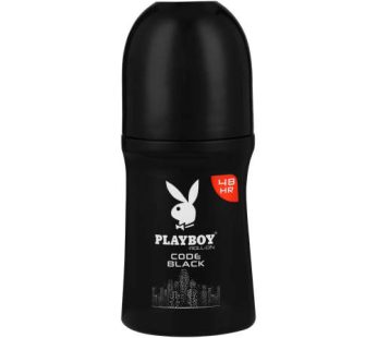 PLAYBOY ROLL-ON – CODE BLACK 6x50ml