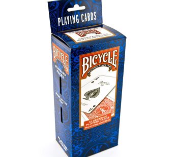 BICYCLE CARDS 12 DECKS RED & BLUE