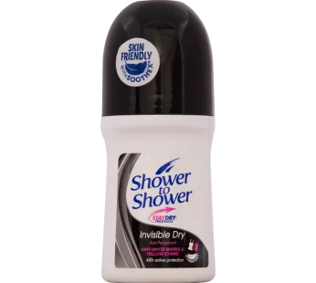 SHOWER TO SHOWER ROLL-ON – INVISIBLE LADIES 6x50ml
