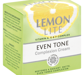 LEMON LITE COMPLEXION CREAM JAR (GREEN) 6x50ml