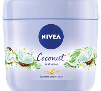 NIVEA BODY CREAM JAR COCONUT OIL 6x400ml
