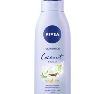 NIVEA BODY LOTION COCONUT OIL 6×400 Milliliters