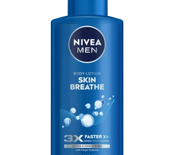 NIVEA BODY LOTION MEN SKIN BREATHE 6×400 Milliliters