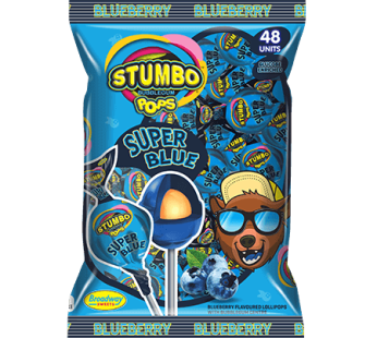 STUMBO POPS – SUPER BLUE BLUEBERRY 48’s
