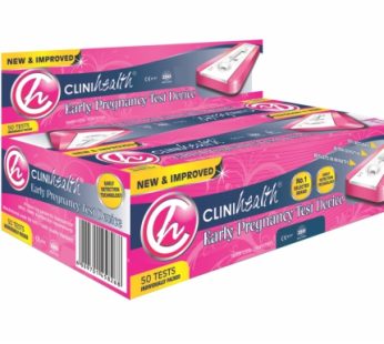 CLINI HEALTH EARLY PREGNANCY TEST DEVICE 50’s