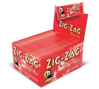 ZIG ZAG ROLLING PAPER- KING SIZE RED 50’s