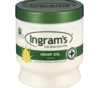 INGRAMS BODY CREAM- HEMP OIL 6x450ml