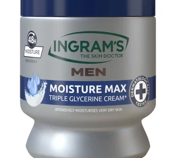 INGRAMS BODY CREAM MEN- MAX MOISTURE 6x450ml