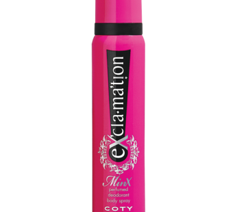 COTY DEODORANT EXCLAMATION- MINX 6x90ml