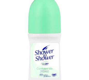 SHOWER TO SHOWER ROLL-ON – CONFIDENT ME 6x50ml
