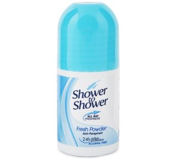 SHOWER TO SHOWER ROLL-ON – FRESH POWDER 6x50ml