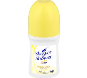 SHOWER TO SHOWER ROLL-ON – HAPPY DAYS 6x50ml