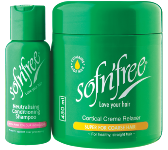 SOF ‘n FREE CREME RELAXER BANDED – SUPER 450 Milliliters