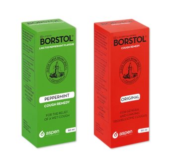 BORSTOL COUGH MIXTURE PEPPERMINT 6x50ml