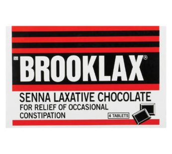 BROOKLAX LAXATIVE CHOCOLATE 12×4’s