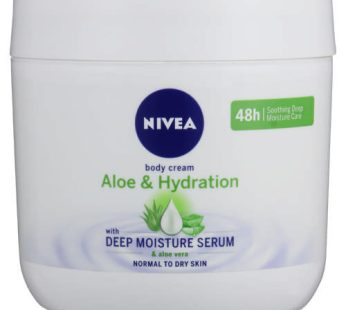 NIVEA BODY CREAM JAR ALOE & HYDRATION 6x400ml