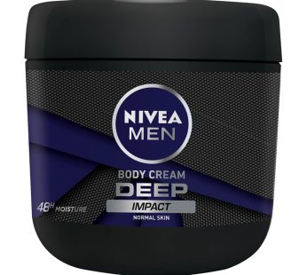 NIVEA BODY CREAM JAR MEN DEEP IMPACT 6x400ml
