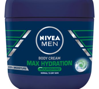 NIVEA BODY CREAM JAR MEN MAX HYDRATION 6x400ml