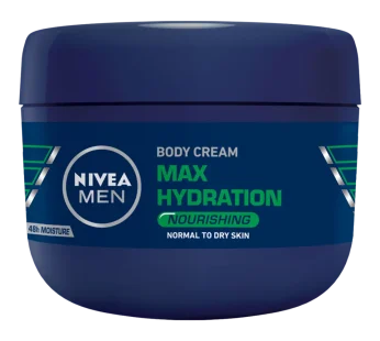 NIVEA BODY CREAM JAR – MEN MAX HYDRATION 6x250ml