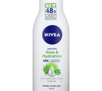 NIVEA BODY LOTION ALOE & HYDRATION 6×400 Milliliters