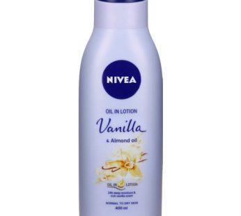 NIVEA BODY LOTION VANILLA & ALMOND OIL 6×400 Milliliters