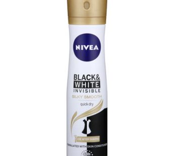 NIVEA DEODORANT – B&W SILKY SMOOTH 6x150ml