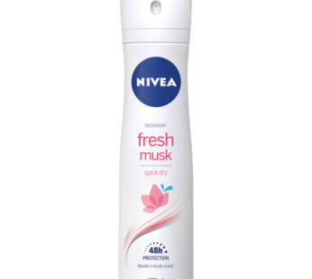 NIVEA DEODORANT – FRESH MUSK 6x150ml
