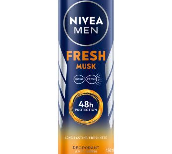 NIVEA DEODORANT – FRESH MUSK MEN 6x150ml