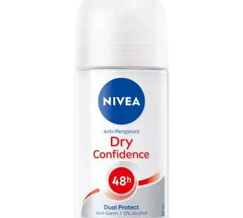 NIVEA ROLL-ON – DRY CONFIDENCE FEMALE 6x50ml