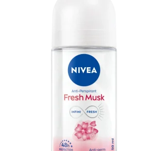 NIVEA ROLL-ON – FRESH MUSK FEMALE 6x50ml