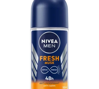 NIVEA ROLL-ON – FRESH MUSK MEN 6x50ml