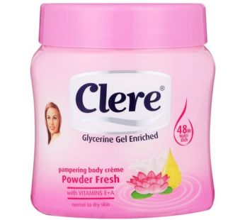 CLERE BODY CREME POWDER FRESH 6x500ml